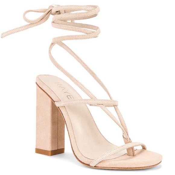 RAYE Briar Heel Nude Heels Size 7 - Picture 13 of 13